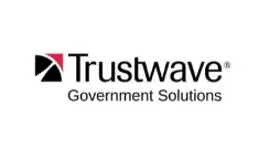 A logo of trustwave government solutions